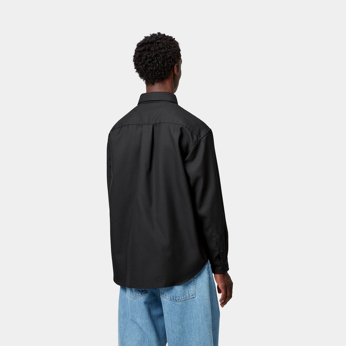 Skjorte Carhartt WIP Carhartt WIP Ray Long Sleeve Shirt Sort | I035626_3, 1
