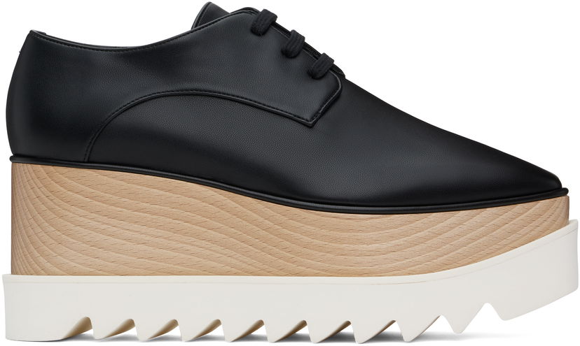 Sneakers og sko Stella McCartney Elyse Platform Derbys Sort | 363997W0XH0