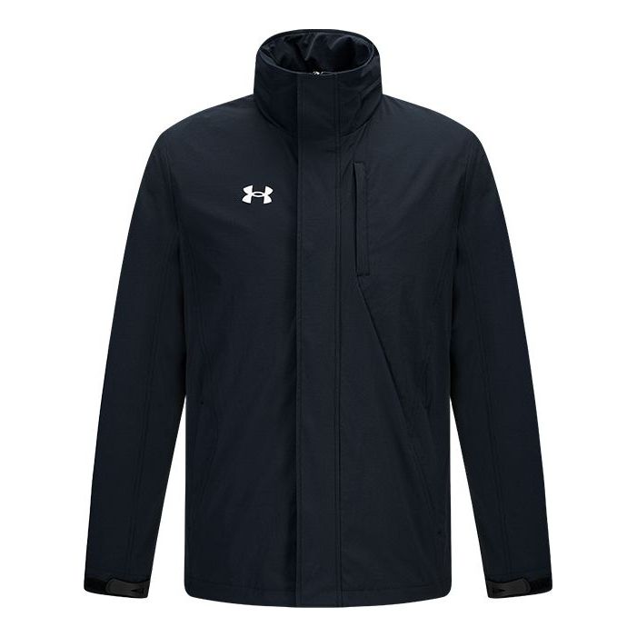 Vindjakke Under Armour Men's Windproof Hooded Training Jacket Sort | 21600409-001