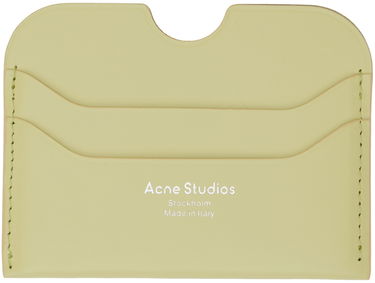 Tegnebog Acne Studios Leather Card Holder Grøn | CG0193-, 0