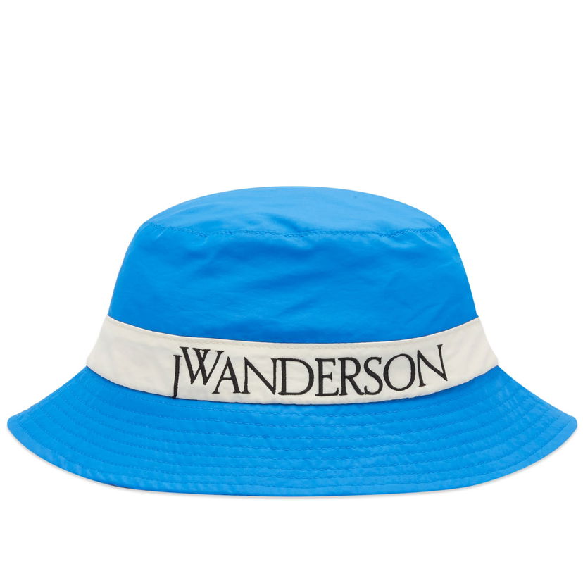 Hat JW Anderson Logo Bucket Hat Blå | AC0347-FA0214-856