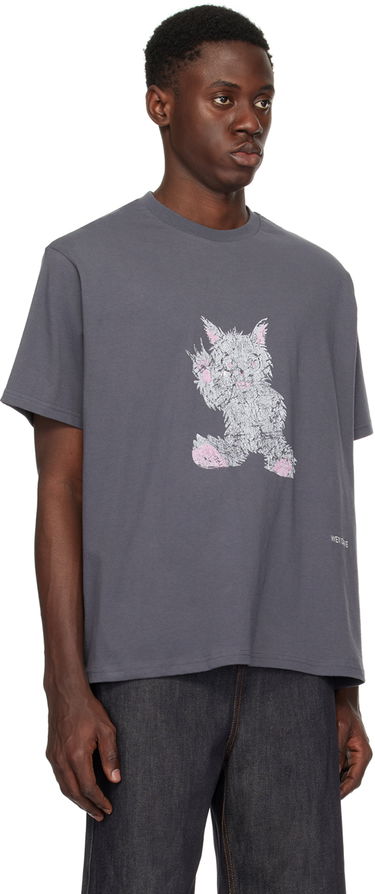 T-shirt We11done Printed T-Shirt Grå | WD-TT1-24-765-U-CH, 1