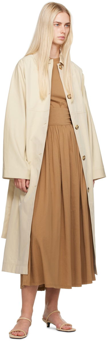 Trenchcoat TOTEME Tumbled Trench Coat Beige | 243-WRO0127-FB0197, 3