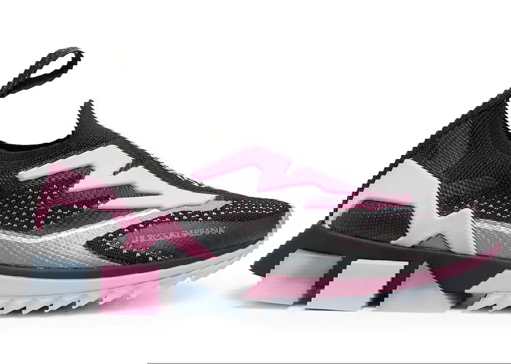 Sneakers og sko Dolce & Gabbana Sorrento Slip On Black Pink W Lyserød | CK1823AW478, 0