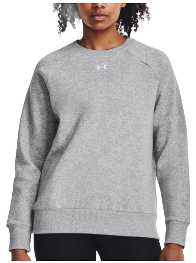Sweatshirt Under Armour Rival Fleece Crewneck Grå | 1379508-012