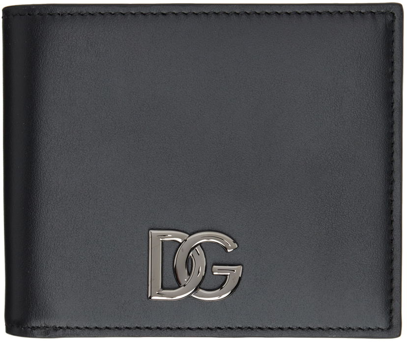 Tegnebog Dolce & Gabbana Black Calfskin Wallet Sort | BP3102AW576