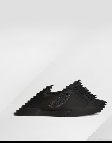 Sneakers og sko Dolce & Gabbana Portofino Light Strobel Calfskin Sort | CS2330A014180999, 0