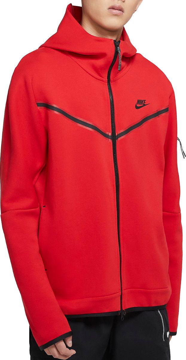 Sweatshirt Nike Sportswear Tech Fleece Hoodie Rød | cu4489-657, 0