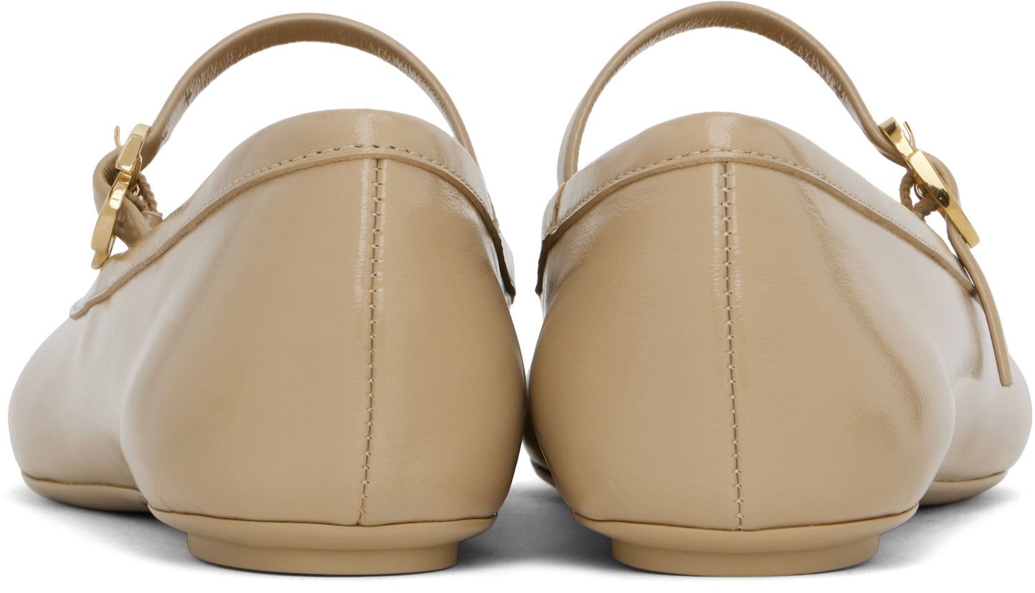 Sneakers og sko Gianvito Rossi Carla Ballerina Flats Beige | G22223-05GOM-NUI, 1