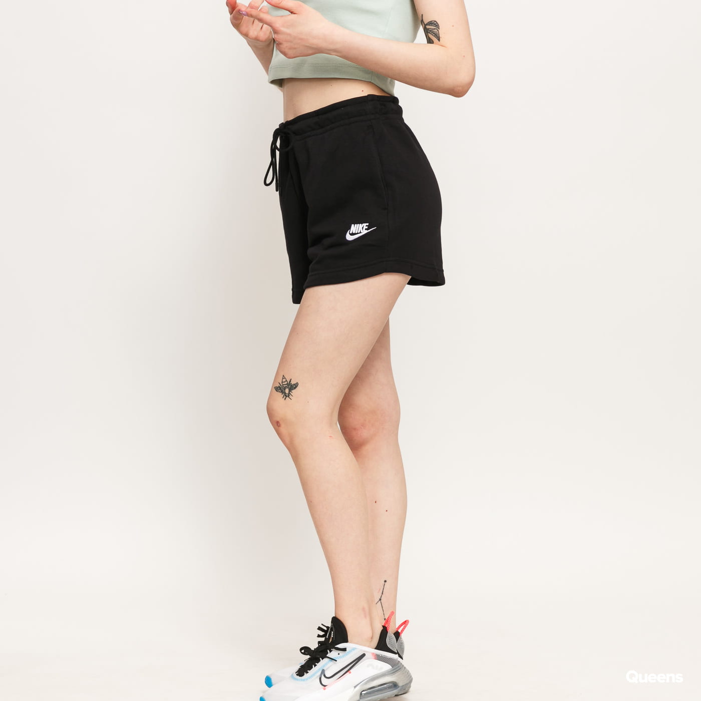Shorts Nike French Terry Shorts Sort | CJ2158-010, 1