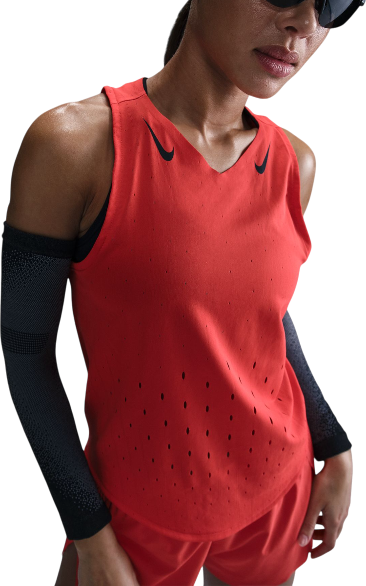 Tanktop Nike AeroSwift Singlet Rød | fn2504-696
