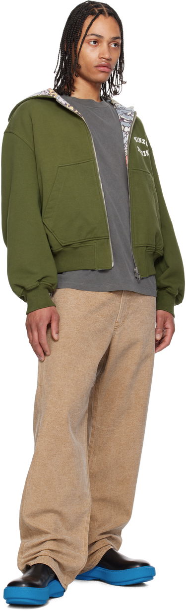 Sweatshirt KENZO Kenzo Paris VERDY Edition Reversible Hoodie Grøn | FF55SW2514MT, 4