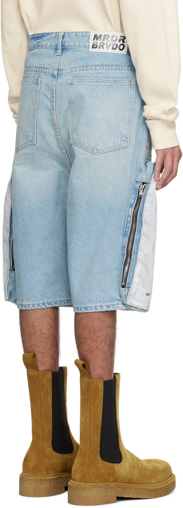 Shorts Who Decides War Who Decides War Side Embroidery Denim Shorts Blå | 1121020008SS25, 2