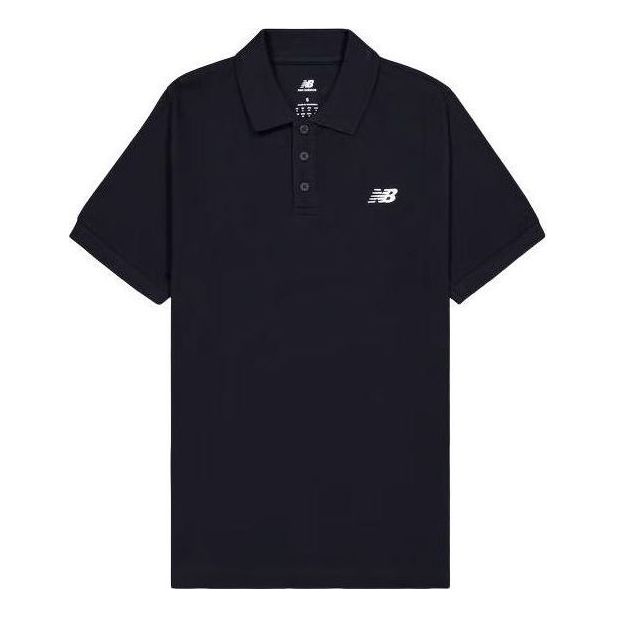 Polo skjorte New Balance Sport Essentials Polo Shirt Mørkeblå | MT41503-BK