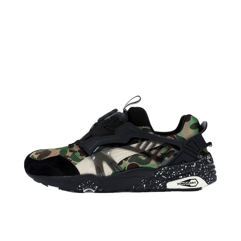 Sneakers og sko Puma Disc Blaze Bape Camo Green Sort | 358846-01