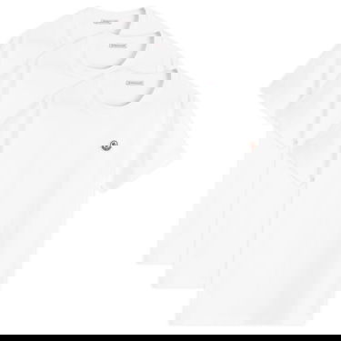 T-shirt Moncler Pack of 3 Lightweight Cotton Jersey T-Shirts White Large Hvid | 8C000-26-829H8-001, 1
