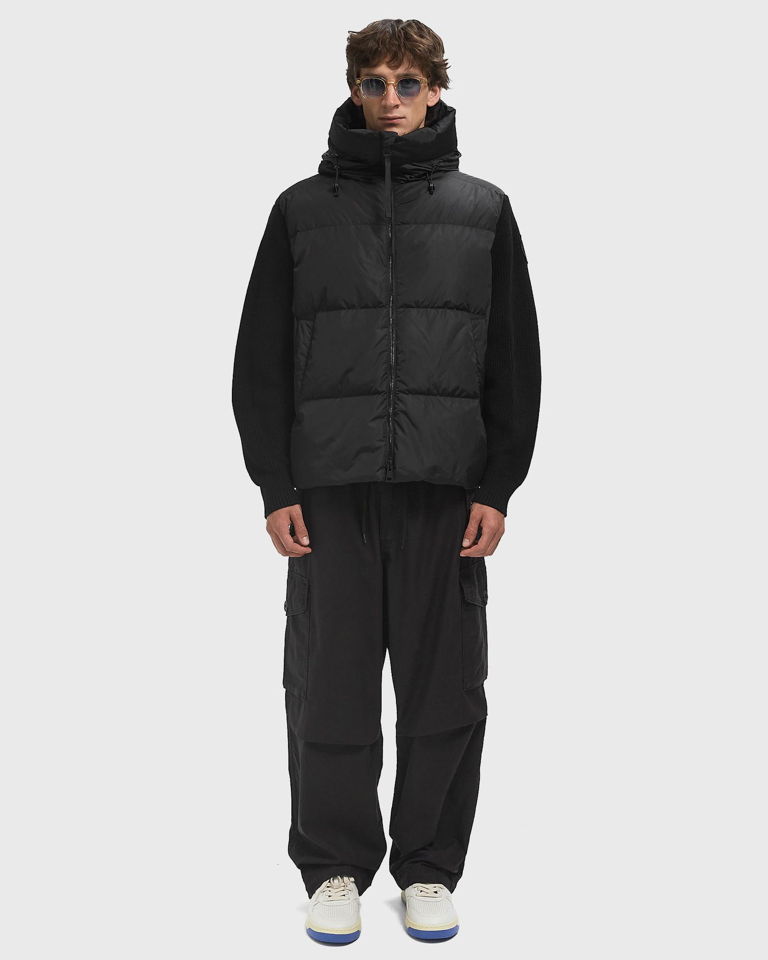 Puffer jakke Canada Goose HyBridge Grove Knit Hooded Down Jacket Sort | 9204M-9061, 1