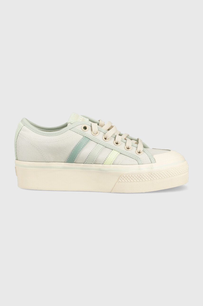 Sneakers og sko adidas Originals Nizza Platform Beige | GX4605, 0