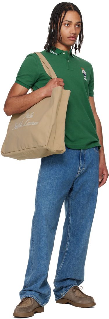 Mulepose Polo by Ralph Lauren Ralph Lauren Embroidered Canvas Tote Bag Beige | 405962436002, 3