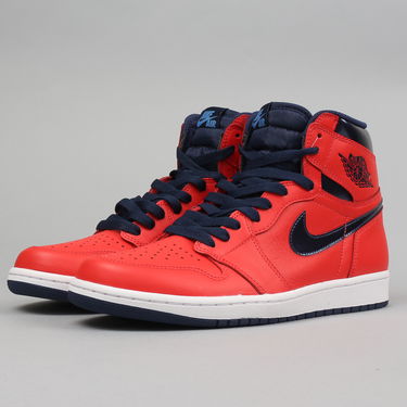 Sneakers og sko Jordan Air Jordan 1 Retro High OG "David Letterman" Rød | 555088-606, 1