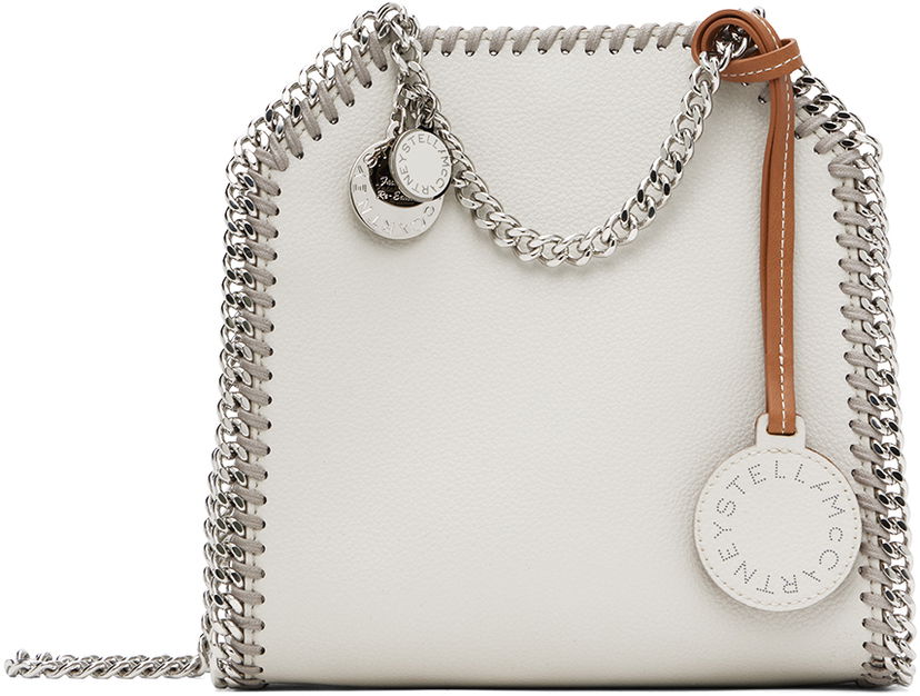 Skuldertaske Stella McCartney Falabella Tiny Tote Bag Metalisk | 7B0055WP0292