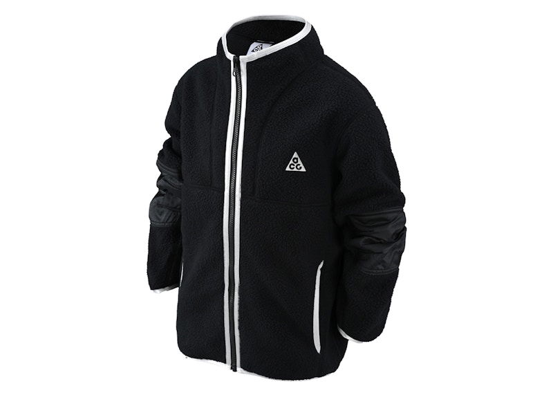 Jakke Nike ACG ACG Therma-FIT Sherpa Full-Zip Fleece Jacket Sort | DQ8734-010