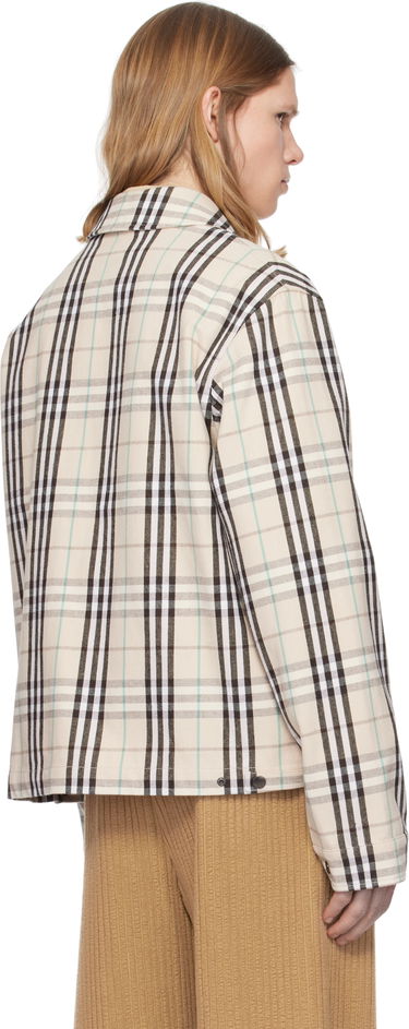 Jakke Burberry Burberry Check Cotton Harrington Jacket Beige | 8101040, 2
