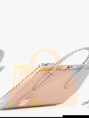 Håndtaske Dolce & Gabbana Dolce & Gabbana Marlene Top Handle Bag Beige | BB7744A3G1980095, 2