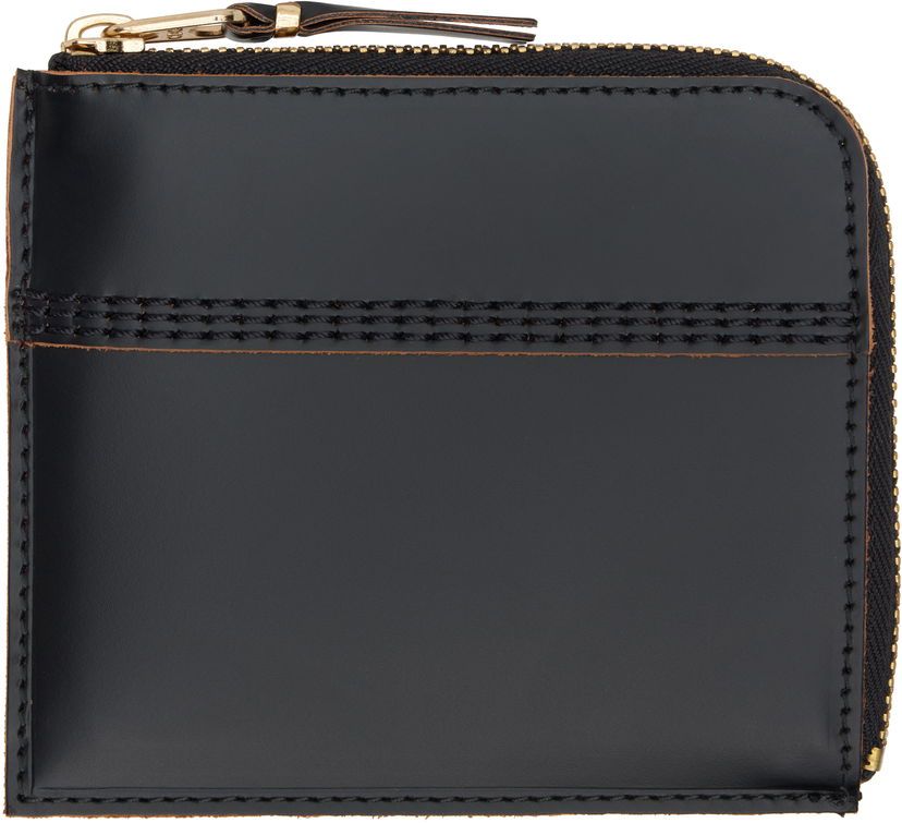 Tegnebog Comme des Garçons COMME des GARÇONS Triple Stitch Leather Wallet Sort | SA3100TS