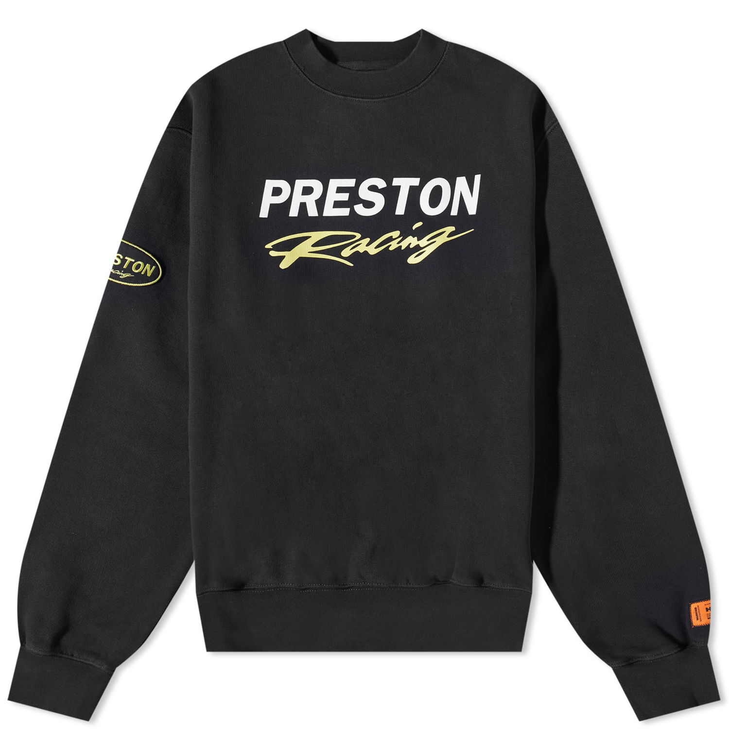 Sweatshirt HERON PRESTON Racing Crew Neck Sweat Sort | HMBA020S23JER0061001, 0
