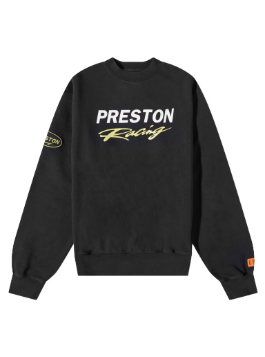 Sweatshirt HERON PRESTON Racing Crew Neck Sweat Sort | HMBA020S23JER0061001
