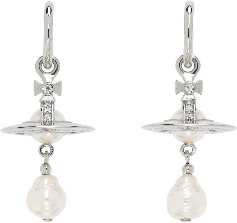 Øreringe Vivienne Westwood Vivienne Westwood Aleksa Pearl Drop Earrings Metalisk | 6202016M-02P543-
