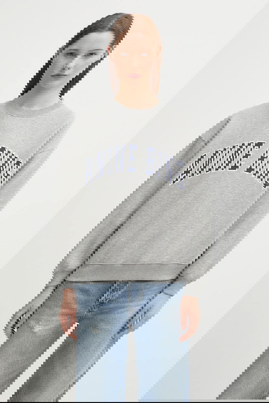 Sweatshirt Anine Bing Anine Bing Spencer Graphic Sweatshirt Grå | A.08.11531, 0