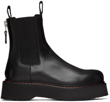 Tøj R13 R13 Single Stack Chelsea Boots Sort | R13S0240-001, 0