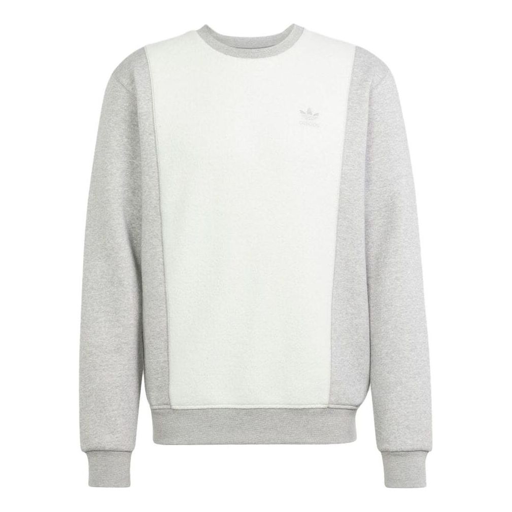 Sweater adidas Originals Essentials+ Trefoil Reverse Crewneck Sweatshirt Grå | IM4448, 0