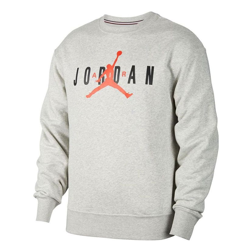 Sweater Jordan Fleece Crew Sweatshirt Grå | FD9938-050