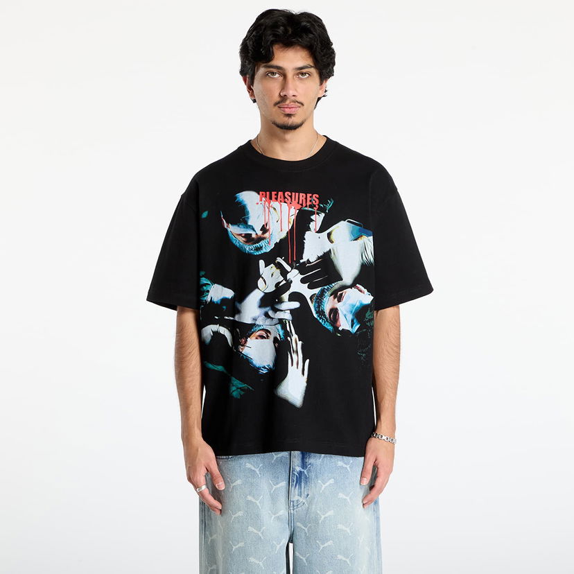 T-shirt Pleasures Autopsy Heavyweight T-Shirt Sort | P25F044-BLACK
