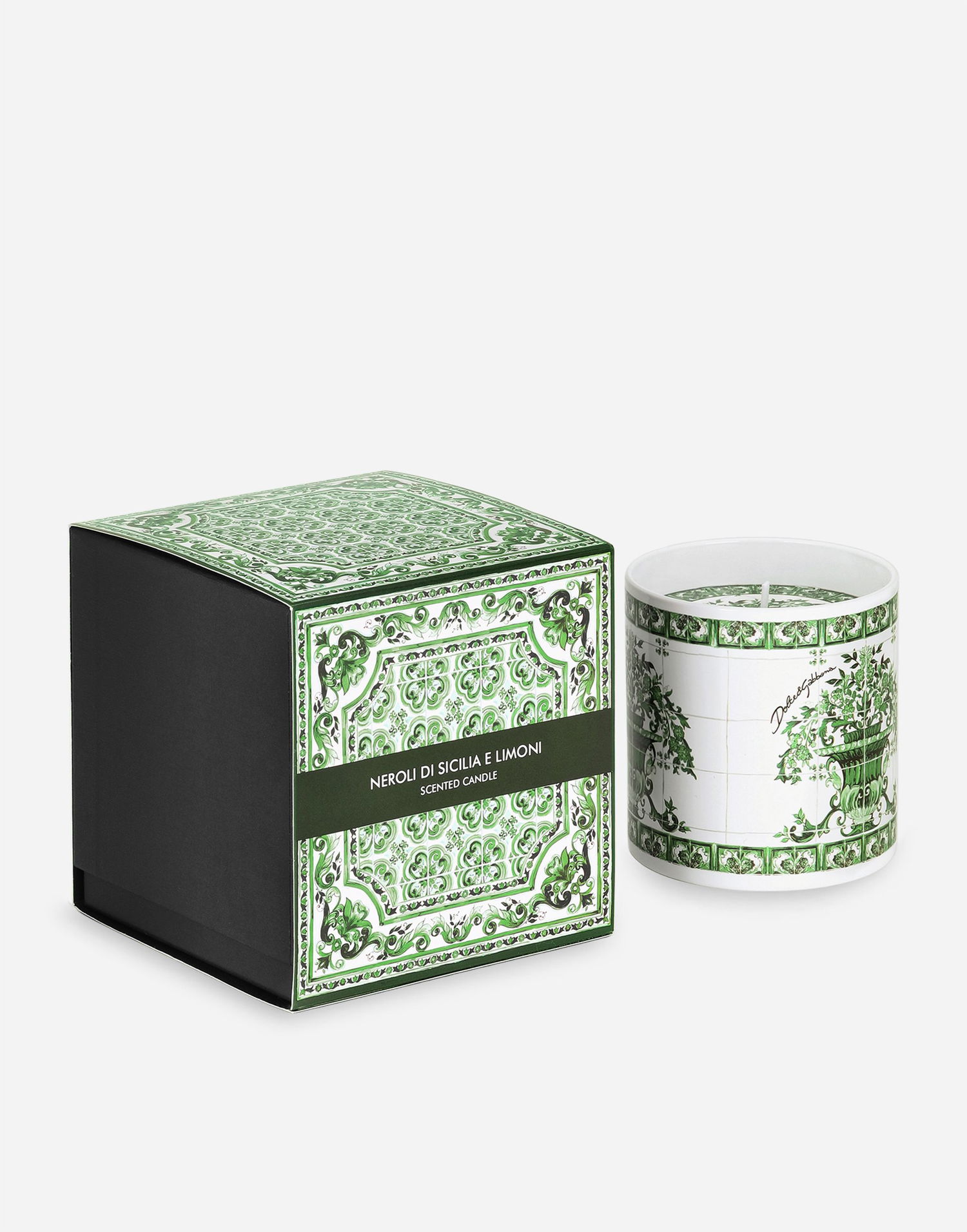 Stearinlys Dolce & Gabbana Scented Candle Sicilian Neroli And Lemon Grøn | TCC159TCAG3UV021, 1
