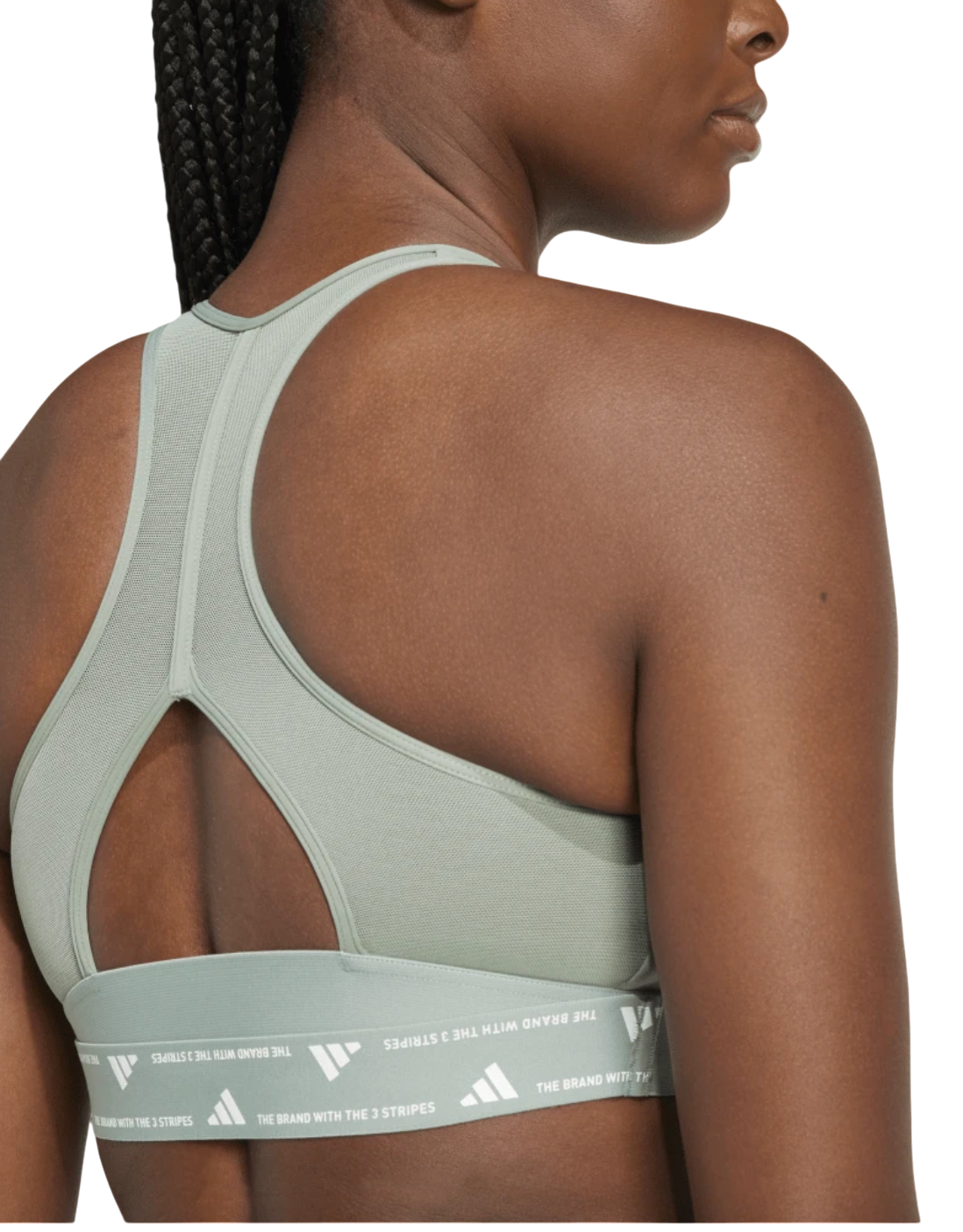 Bh adidas Originals Powerreact Sports Bra Grøn | jj0878, 1