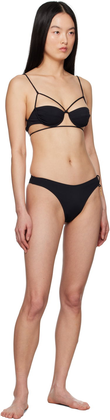 Badetøj Jacquemus Jacquemus Signature Bikini Top Sort | 25E251SW014-2294, 3