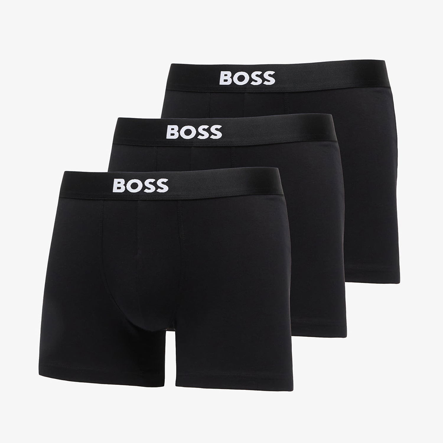 Boksere BOSS Three-Pack Stretch Cotton Boxer Briefs Boss One Sort | 50544272-001, 0