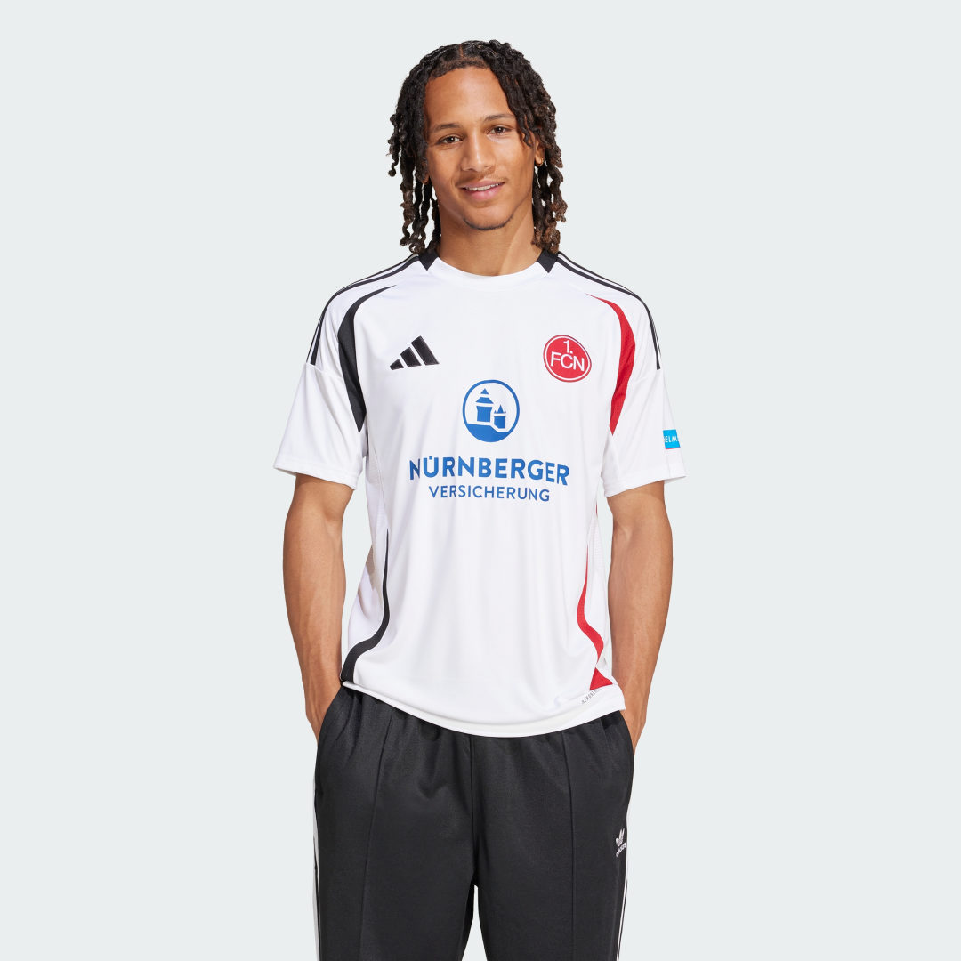 Jersey adidas Performance FC Nürnberg 24/25 Away Soccer Jersey Hvid | JJ9999, 0