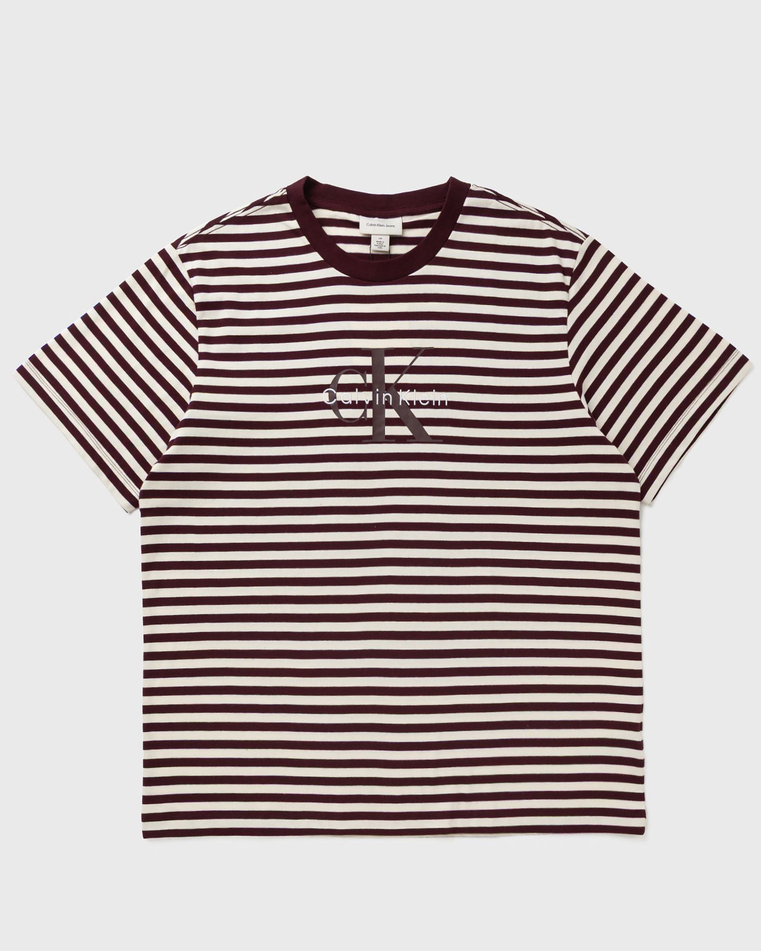 T-shirt CALVIN KLEIN Striped Jersey Monogram T-Shirt Flerfarvet | LV04RD204GGR9, 0