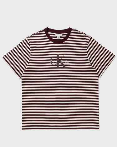 T-shirt CALVIN KLEIN Striped Jersey Monogram T-Shirt Flerfarvet | LV04RD204GGR9, 0