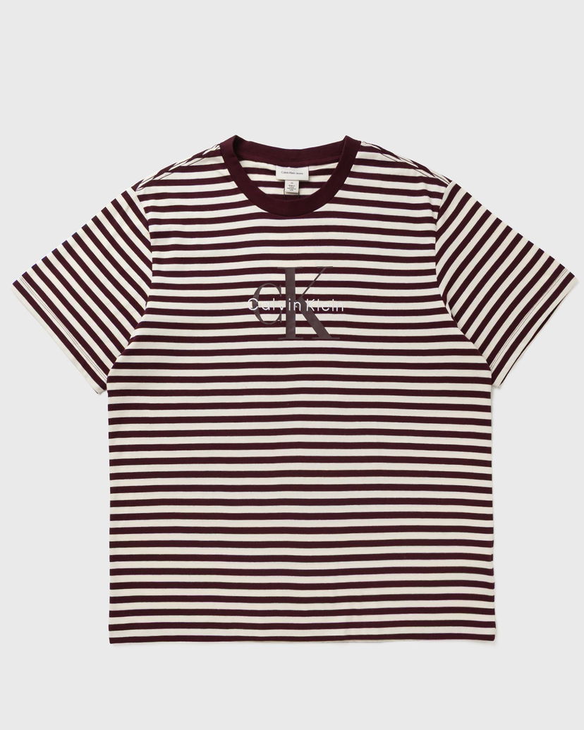 T-shirt CALVIN KLEIN Striped Jersey Monogram T-Shirt Flerfarvet | LV04RD204GGR9