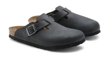 Sneakers og sko Birkenstock Boston Oiled Leather Sort | 59463, 4