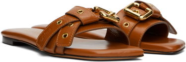 Tilbehør CHLOÉ Chloé Mae Leather Sandals Brun | CHC25S08NQJ, 3