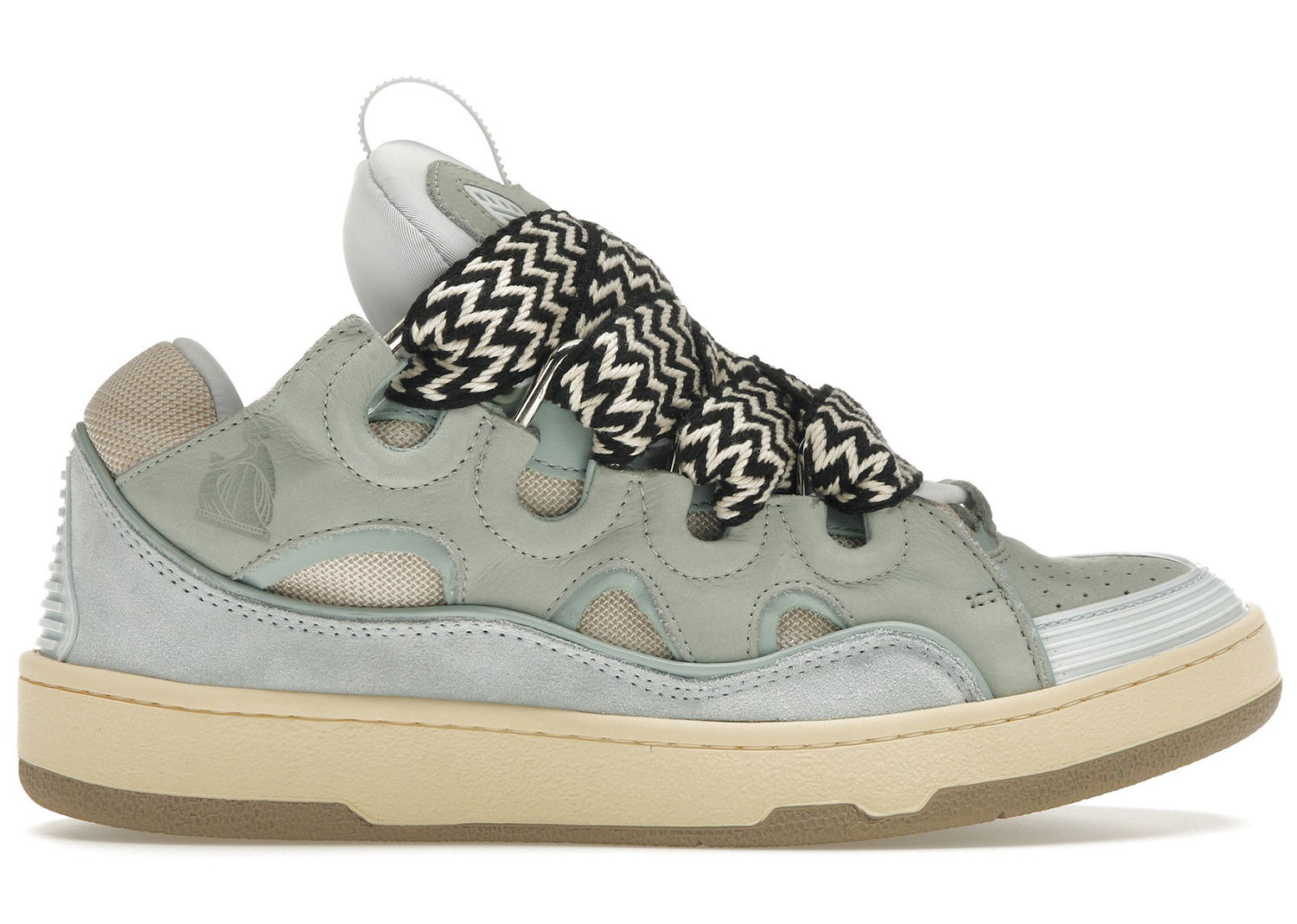Sneakers og sko LANVIN Leather Curb "Light Blue" Grå | FMKRK11DRA2A2121, 0