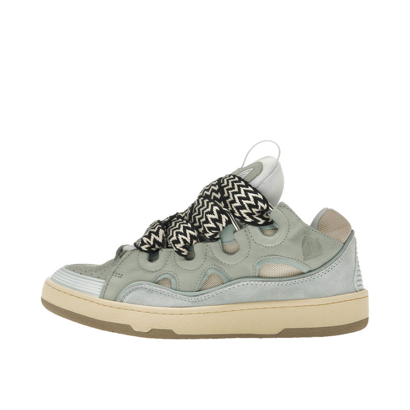 Sneakers og sko LANVIN Leather Curb "Light Blue" Grå | FMKRK11DRA2A2121