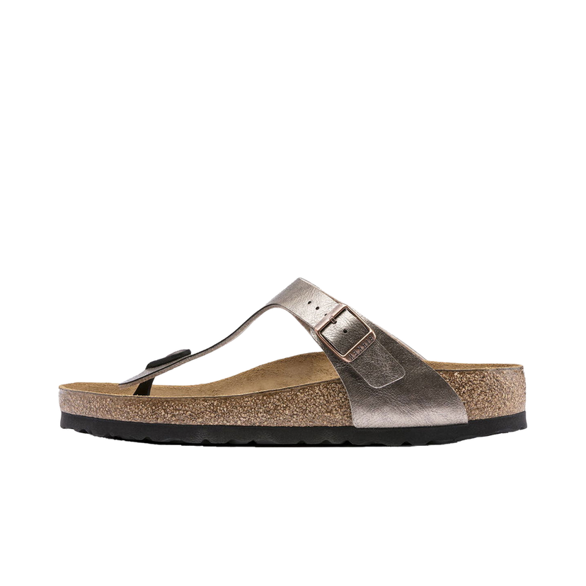 Sneakers og sko Birkenstock Gizeh BS Graceful Taupe Narrow Fit W Metalisk | 1016145